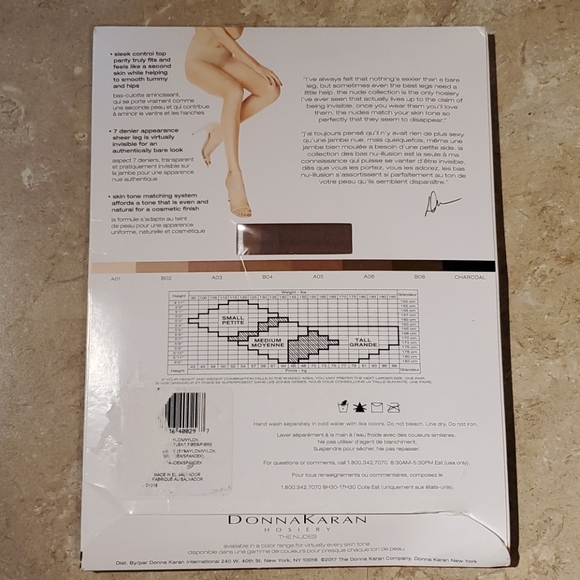 Donna Karan The Nudes Control Top Pantyhose - Picture 2 of 2